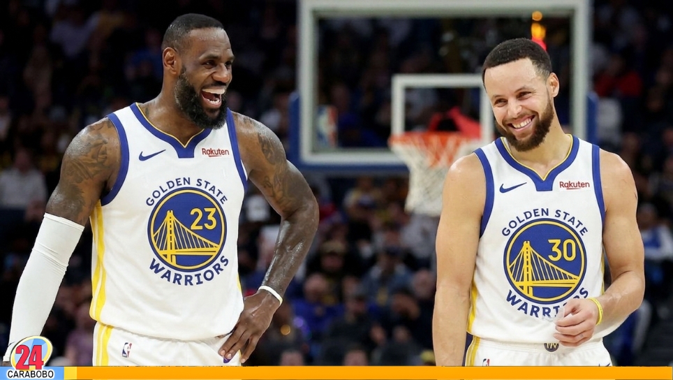 LeBron James y Stephen Curry