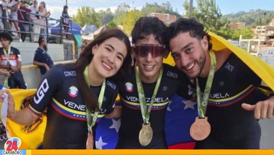 Patinaje venezolano con medallas en Panamericano