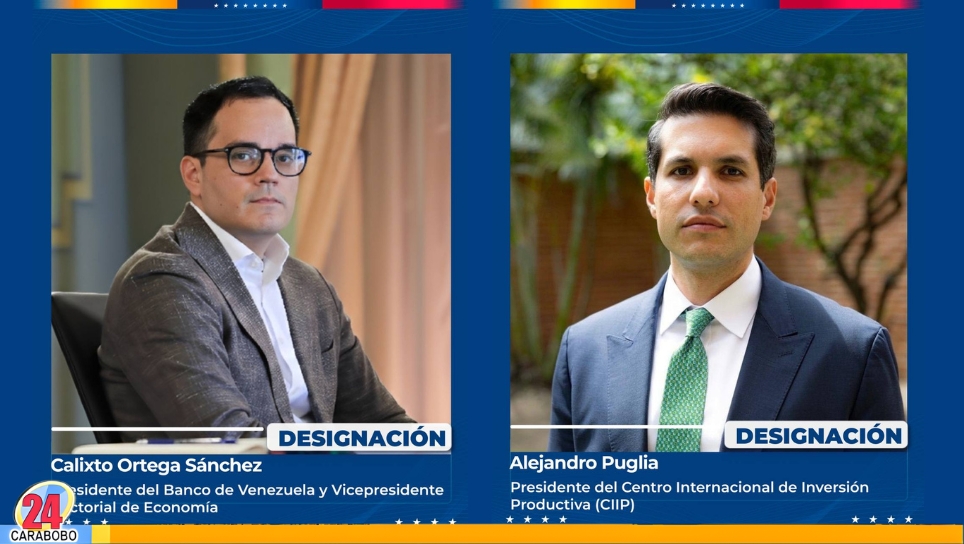 Presidentes del Banco de Venezuela y CIIP