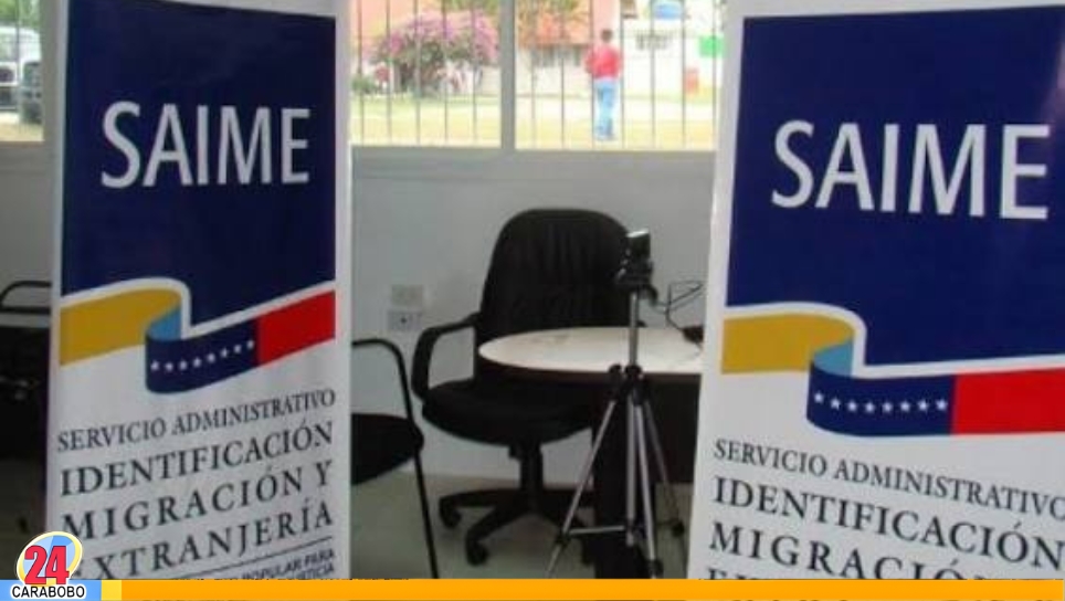 Saime no trabajará en estas sedes