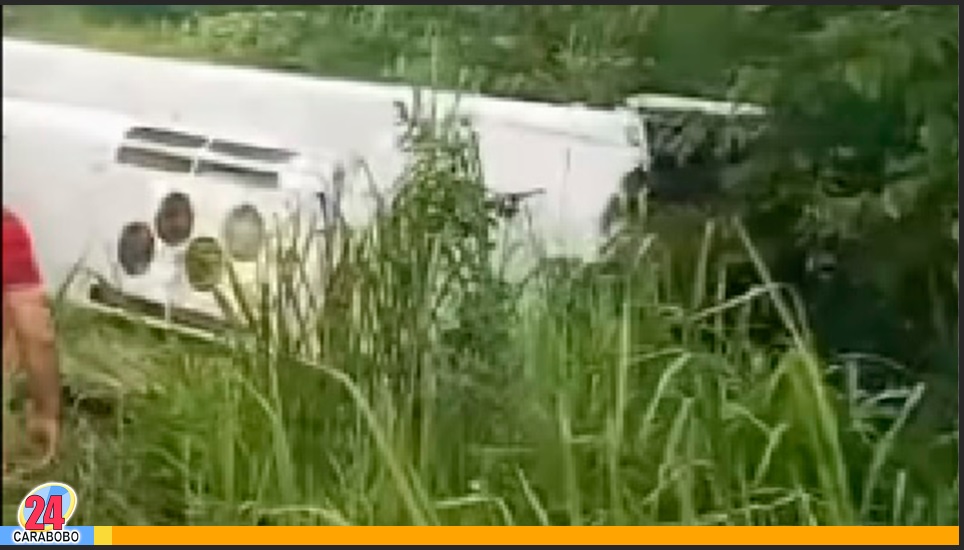 Accidente de buseta en Monagas