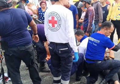 choque de moto y vehículo en Puerto Cabello