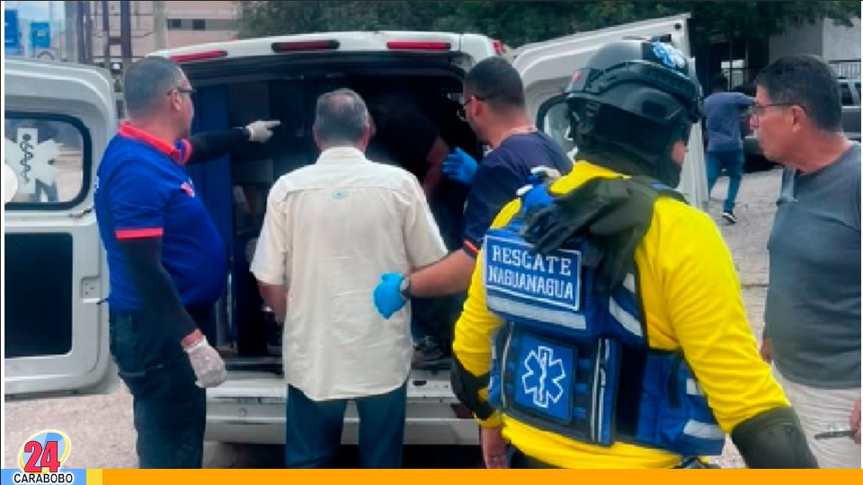 Hombre lesionado en Naguanagua