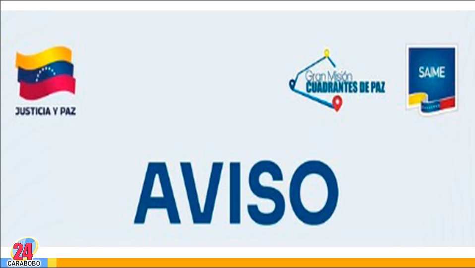 Saime de este importante aviso