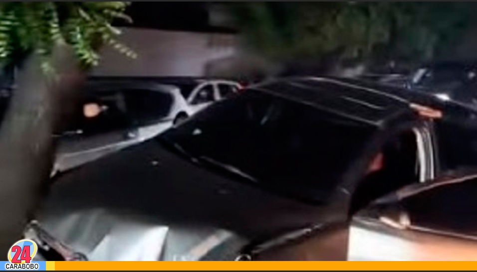 Colisión de un vehículo con un objeto fijo