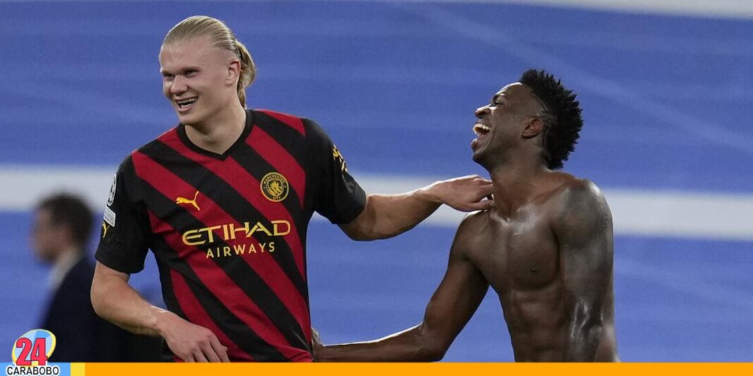 Haaland y Vinícius Jr. video