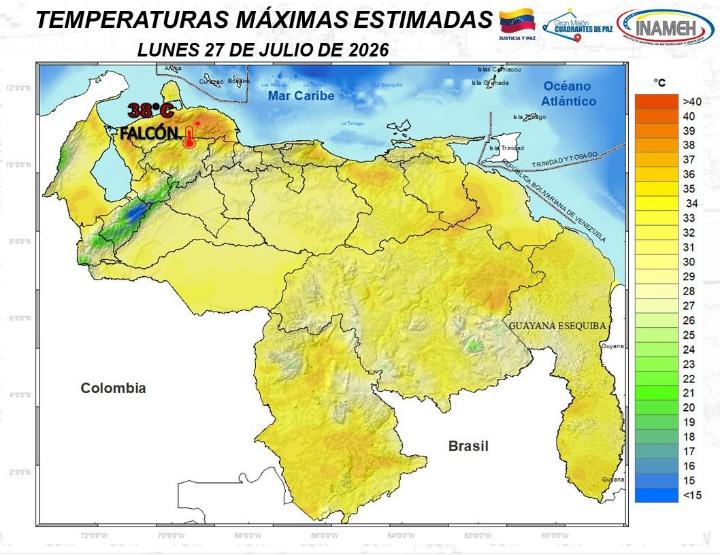 Clima hoy 27 de julio 2026