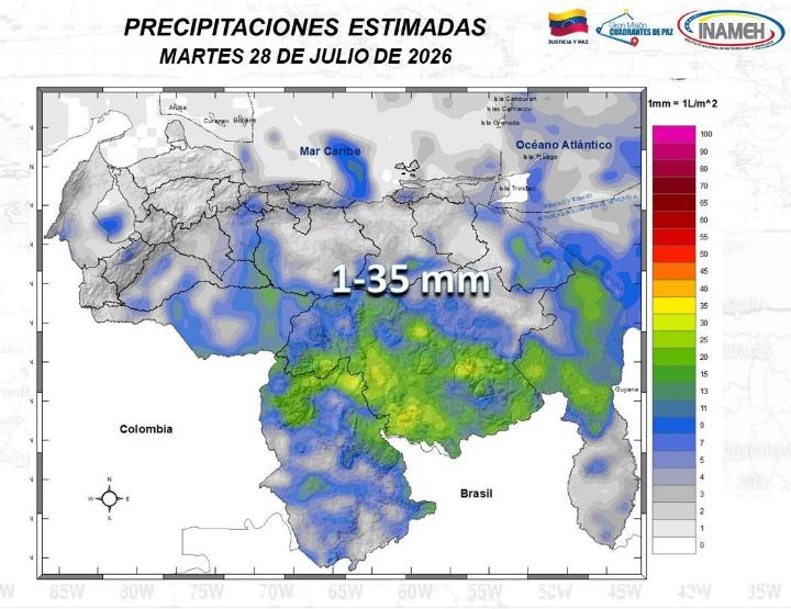 clima hoy 28 de julio