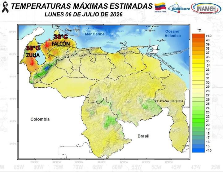 clima hoy 6 de julio de 2026