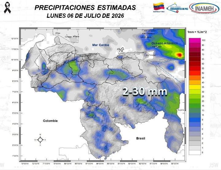 clima hoy 6 de julio de 2026
