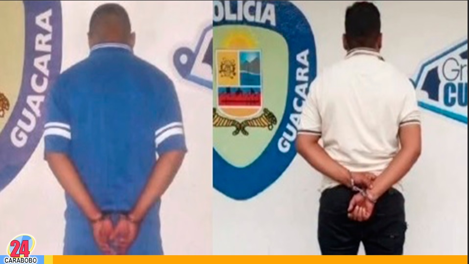 Dos detenidos en Guacara