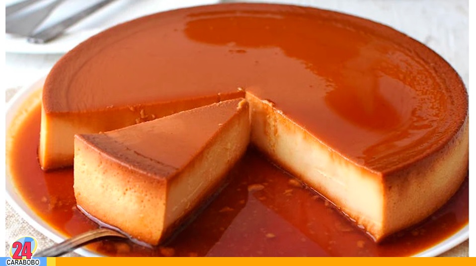 Flan de queso crema