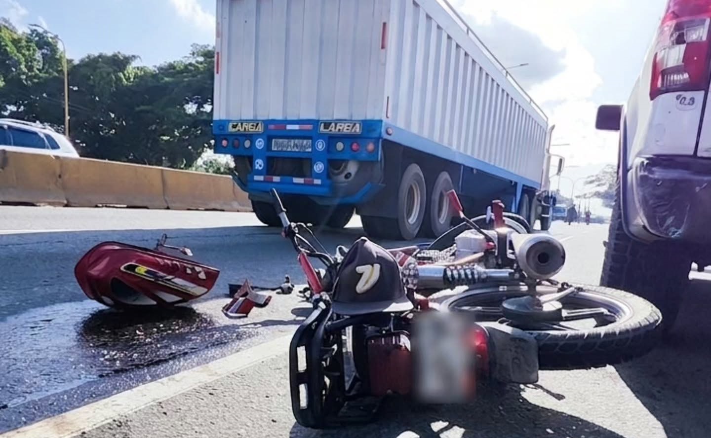 Hecho vial en la Autopista Sur 