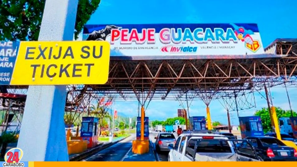 Peajes en Venezuela se mantienen de esta manera
