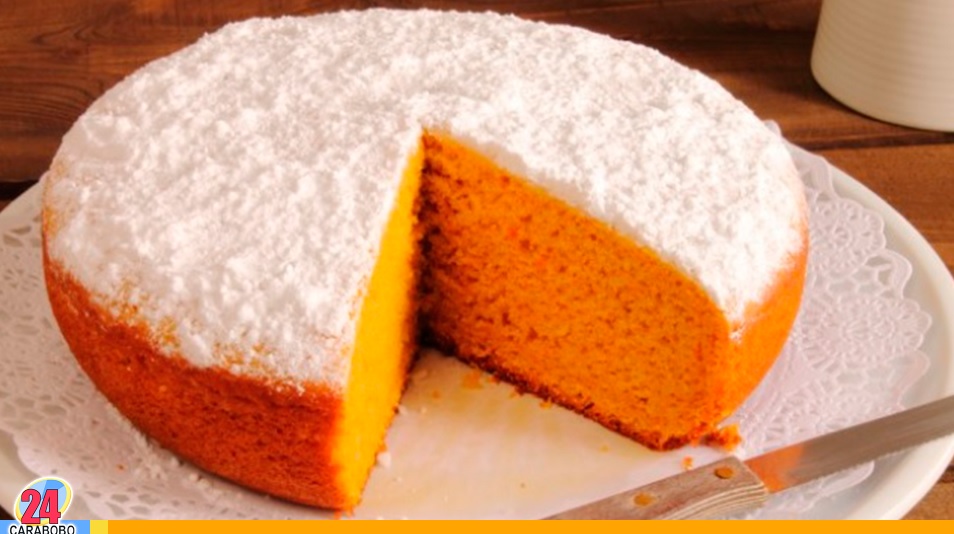 Torta de zanahoria y naranja