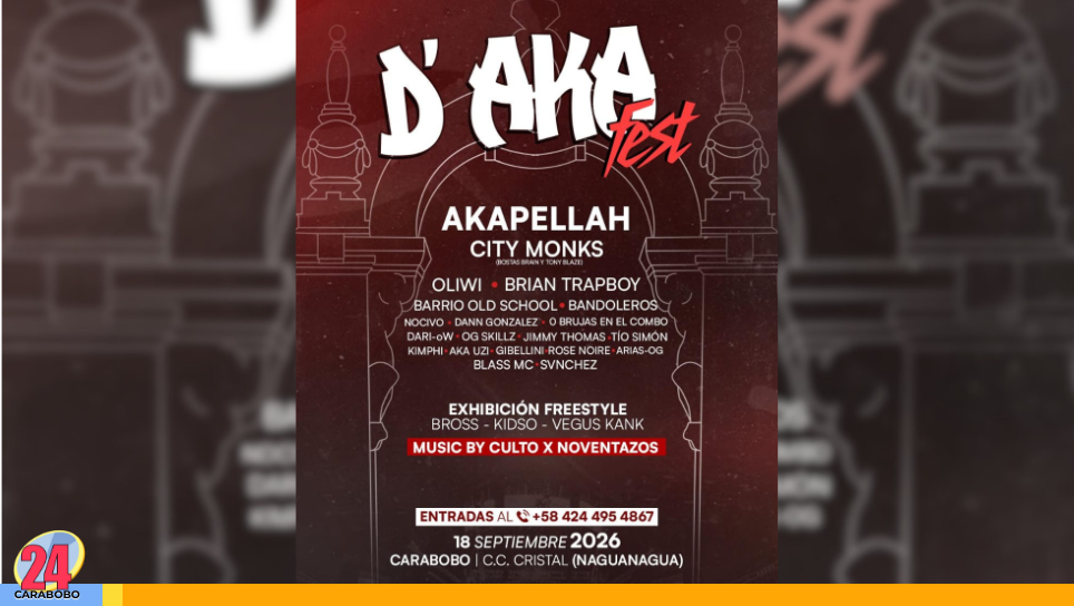 Concierto de Akapellah 18 de septiembre