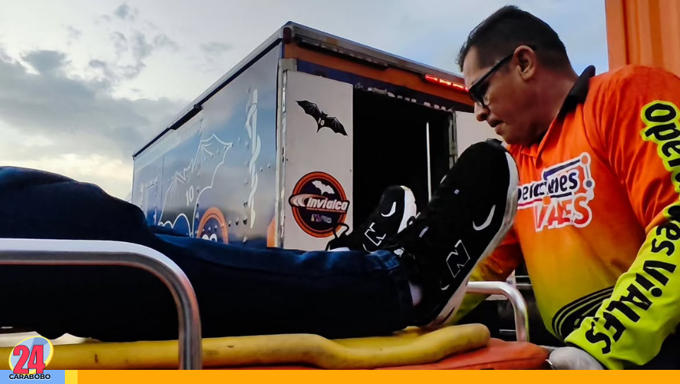 Derrape de moto Autopista del Sur