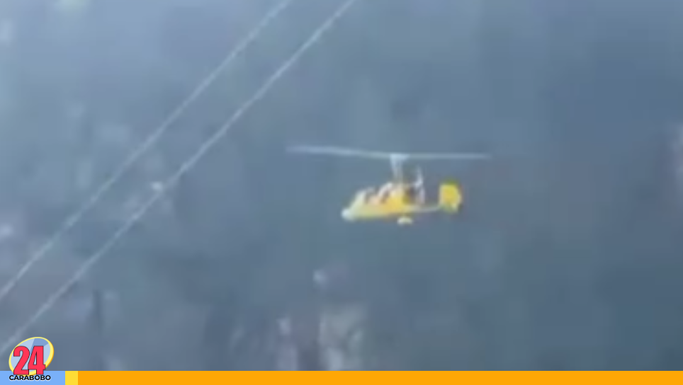 Helicóptero se estrelló con teleférico en Italia