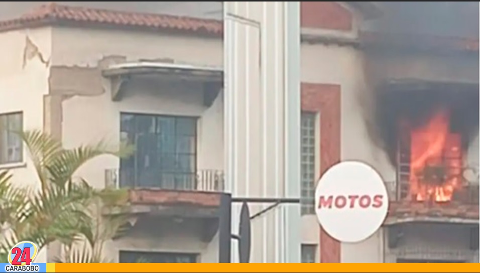 incendio en el municipio Baruta