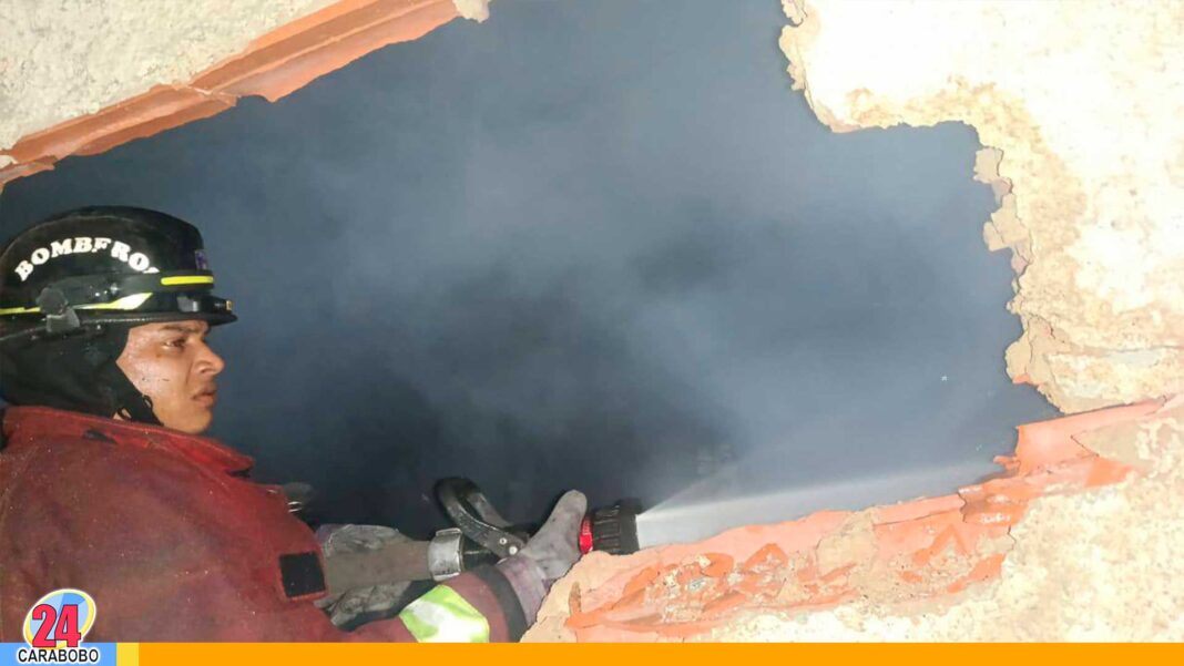 Incendio en vivienda de El Valle
