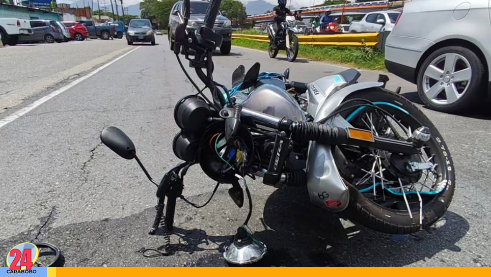Lesionado en la autopista Circunvalación Este