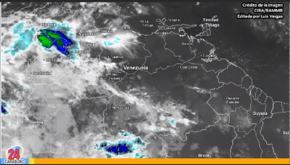lluvias en estas zonas de Venezuela para hoy