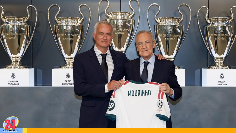 Mourinho es presentado en el Real Madrid