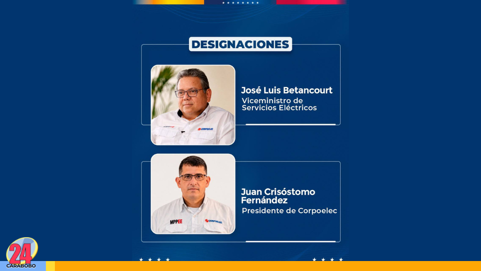 Nuevo presidente de Corpoelec en Venezuela
