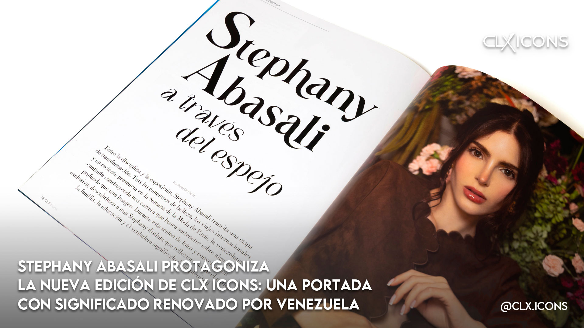 Stephany Abasali protagoniza nueva edición de CLX ICONS
