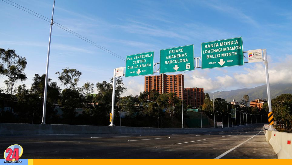 Trabajos en la autopista Valle-Coche
