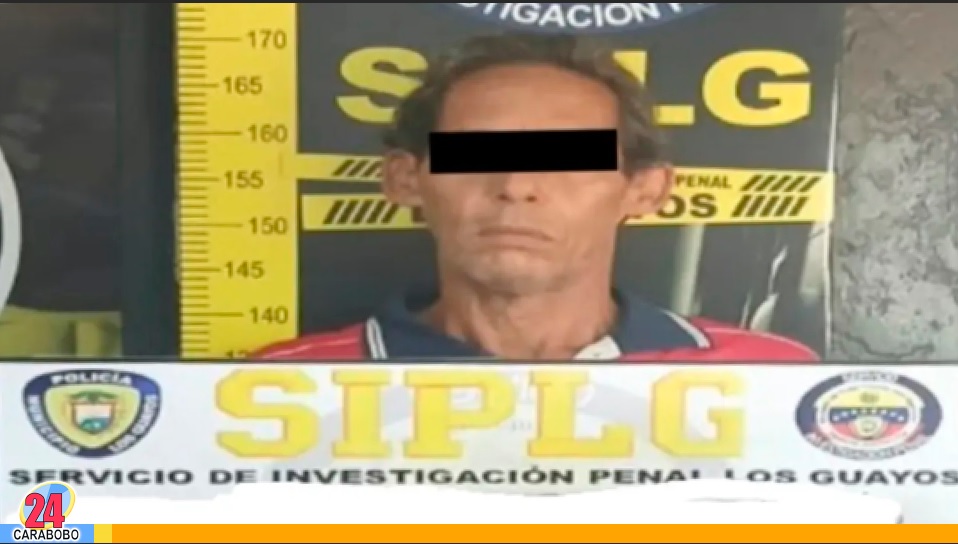 Sexagenario en Los Guayos capturado