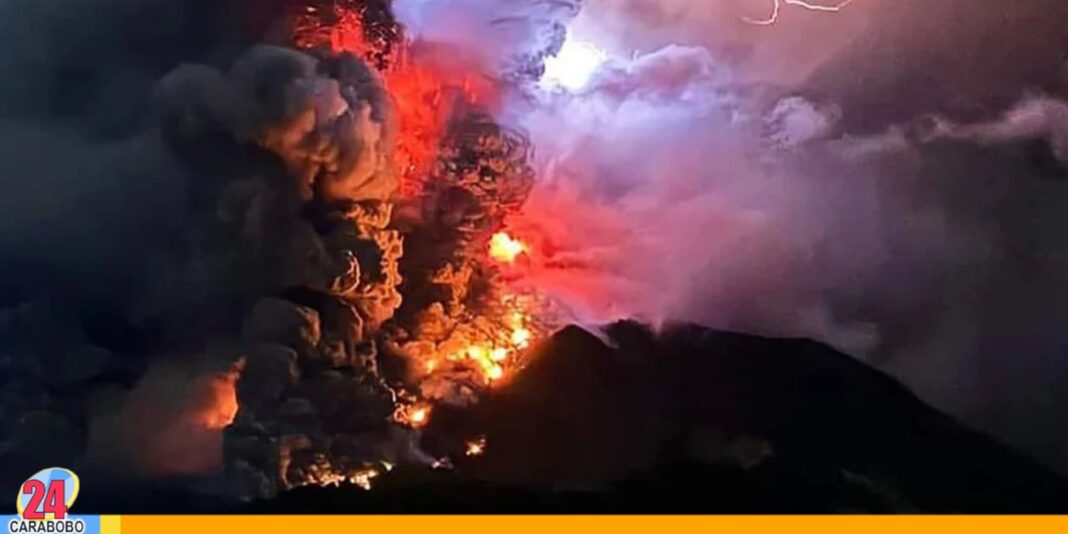 Indonesia erupciones volcánicas simultáneas