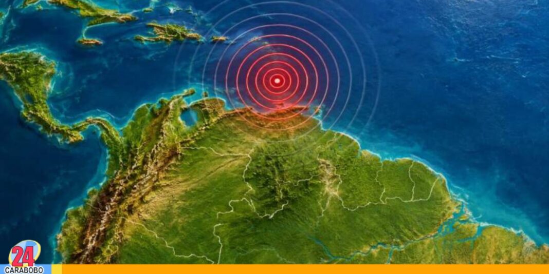 Sismo costa oriental venezolana