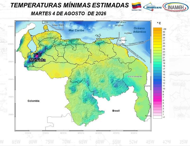 clima hoy 4 de agosto de 2026