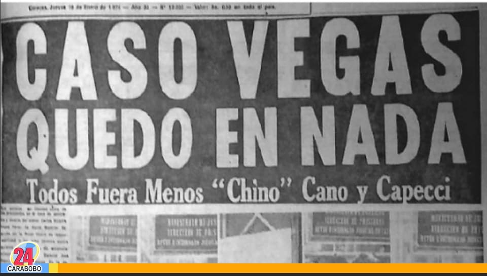 el sonado Caso Vegas Pérez