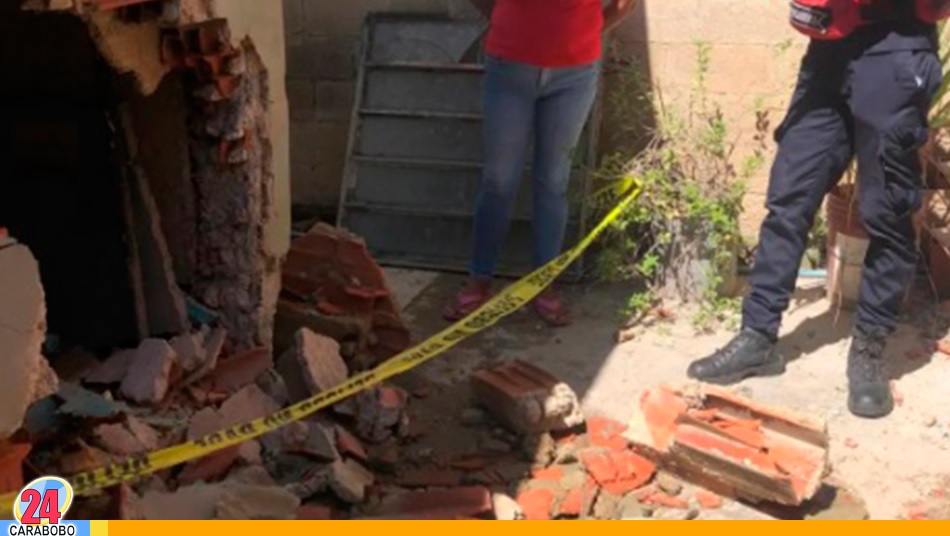 Explosión de cilindro gas vehicular en Los Guayos