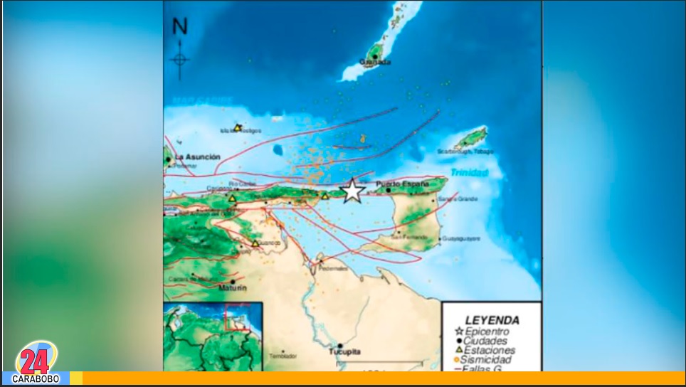 Funvisis reportó sismo de magnitud 3.7