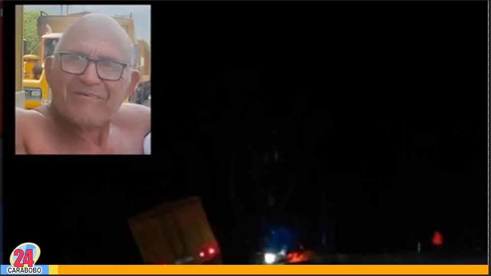 Arrollado gandolero en la carretera nacional Cagua La Villa
