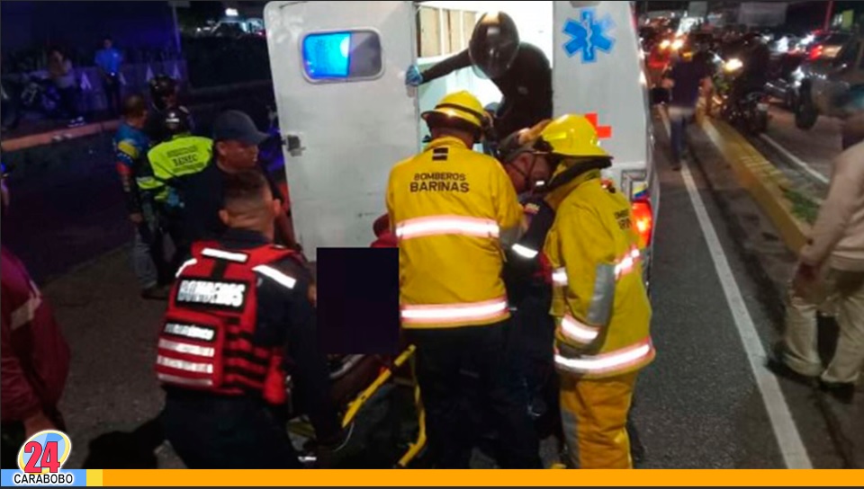 accidente de moto en Barinas