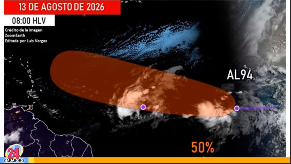 Onda tropical con probabilidades de convertirse en ciclón 