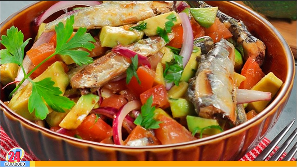 Combinación de sardinas con otros alimentos