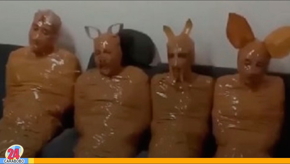 Los disfrazaron de Teletubbies