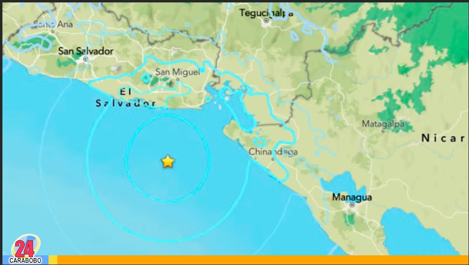 Sismo de magnitud 5.5 estremeció a El Salvador