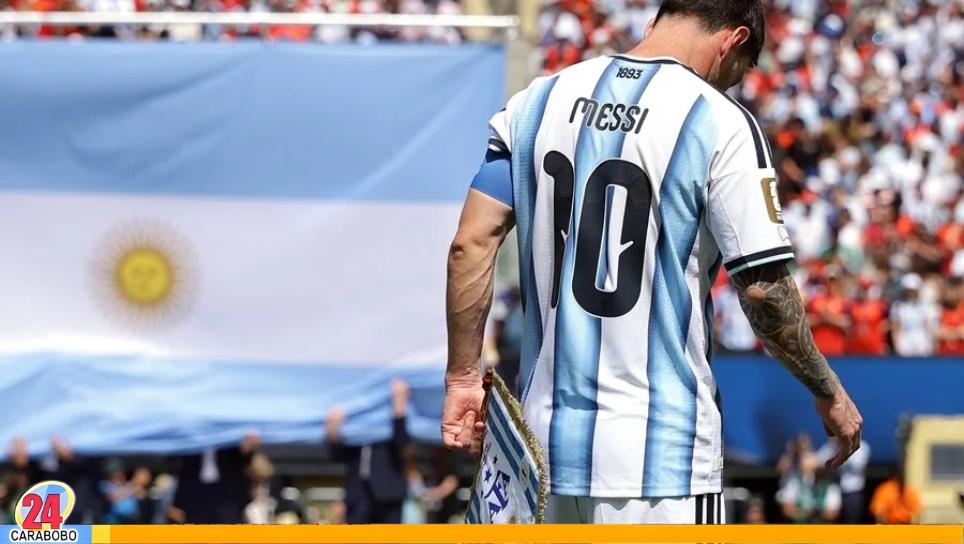 Camisa de Messi para despedir Argentina