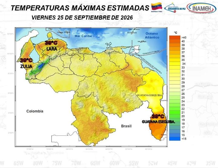 Clima hoy 25 de septiembre de 2026