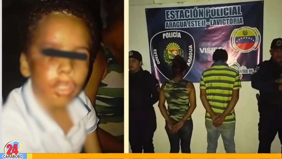 Detenidos por quemar a un niño con caraotas