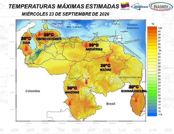 Estado del clima hoy 23 de septiembre de 2026