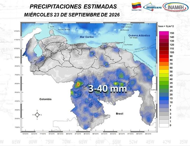 Estado del clima hoy 23 de septiembre de 2026