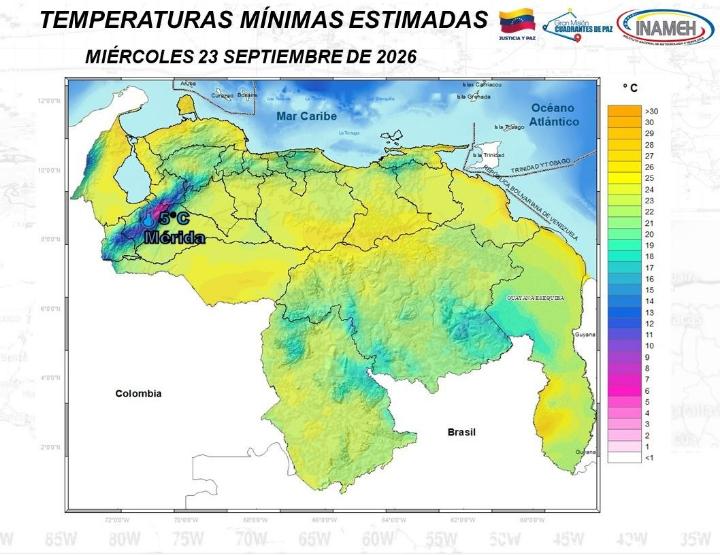 Estado del clima hoy 23 de septiembre de 2026