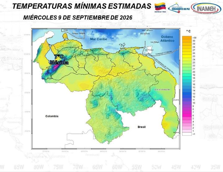 Estado del tiempo hoy 9 de septiembre de 2026